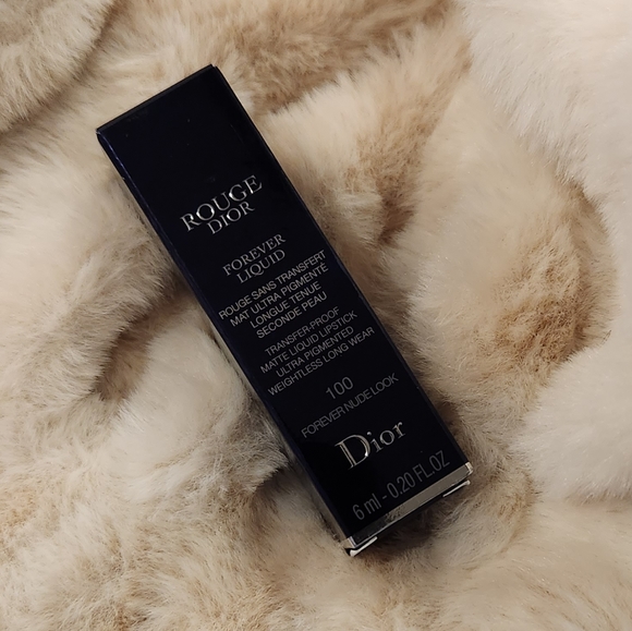 DIOR- ROUGE DIOR FOREVER LIQUID-Transfer-proof liquid lipstick- 100 Forever Nude - Picture 5 of 5
